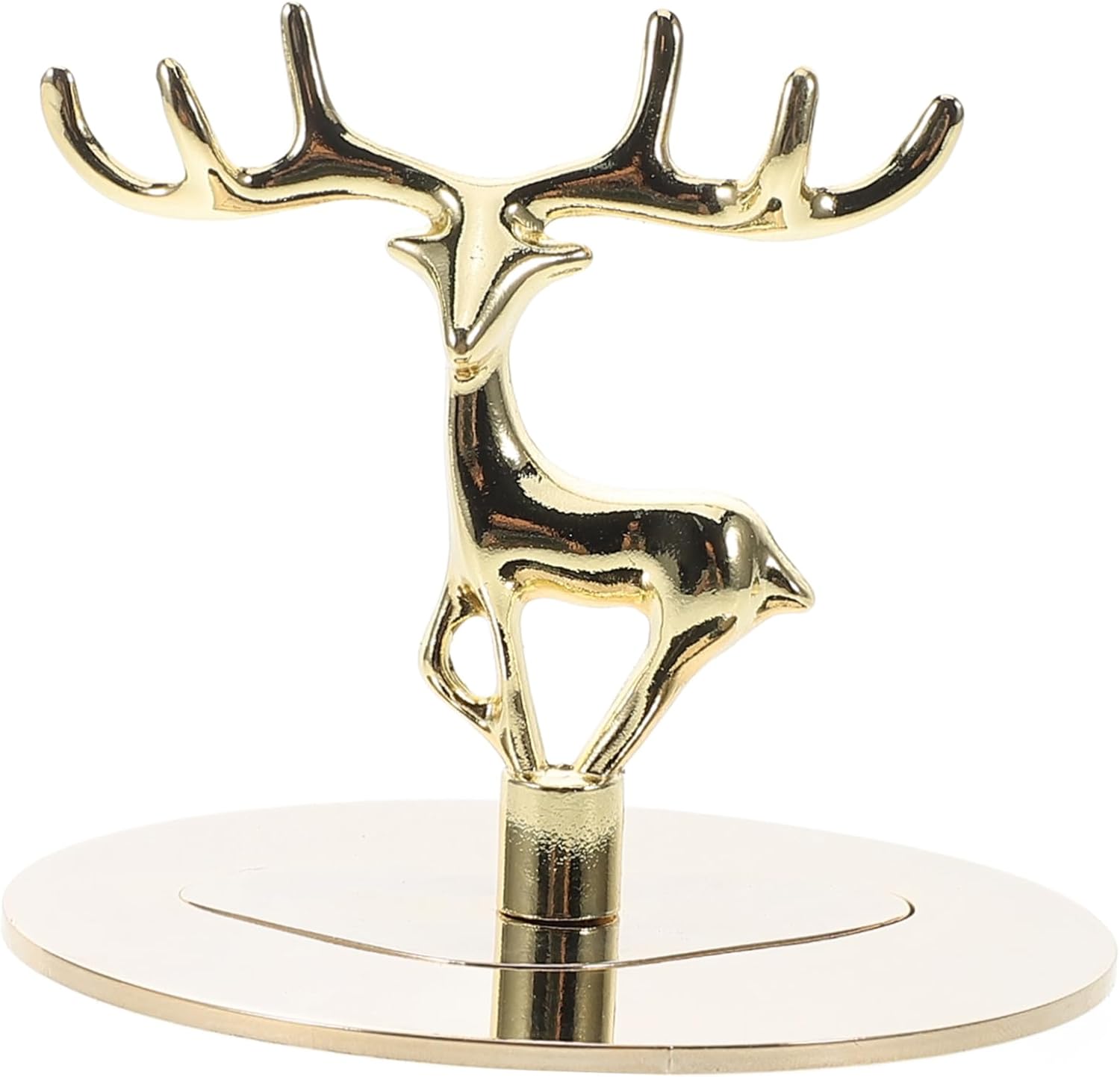 Metal Candle Topper Cover with Elk Design for Jar Candles