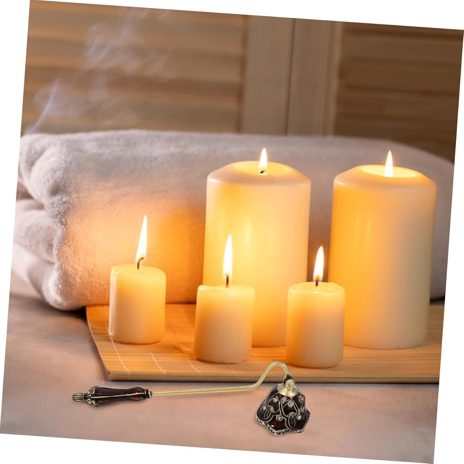 ERINGOGO Candle Snuffer Tool with Long Handle Design