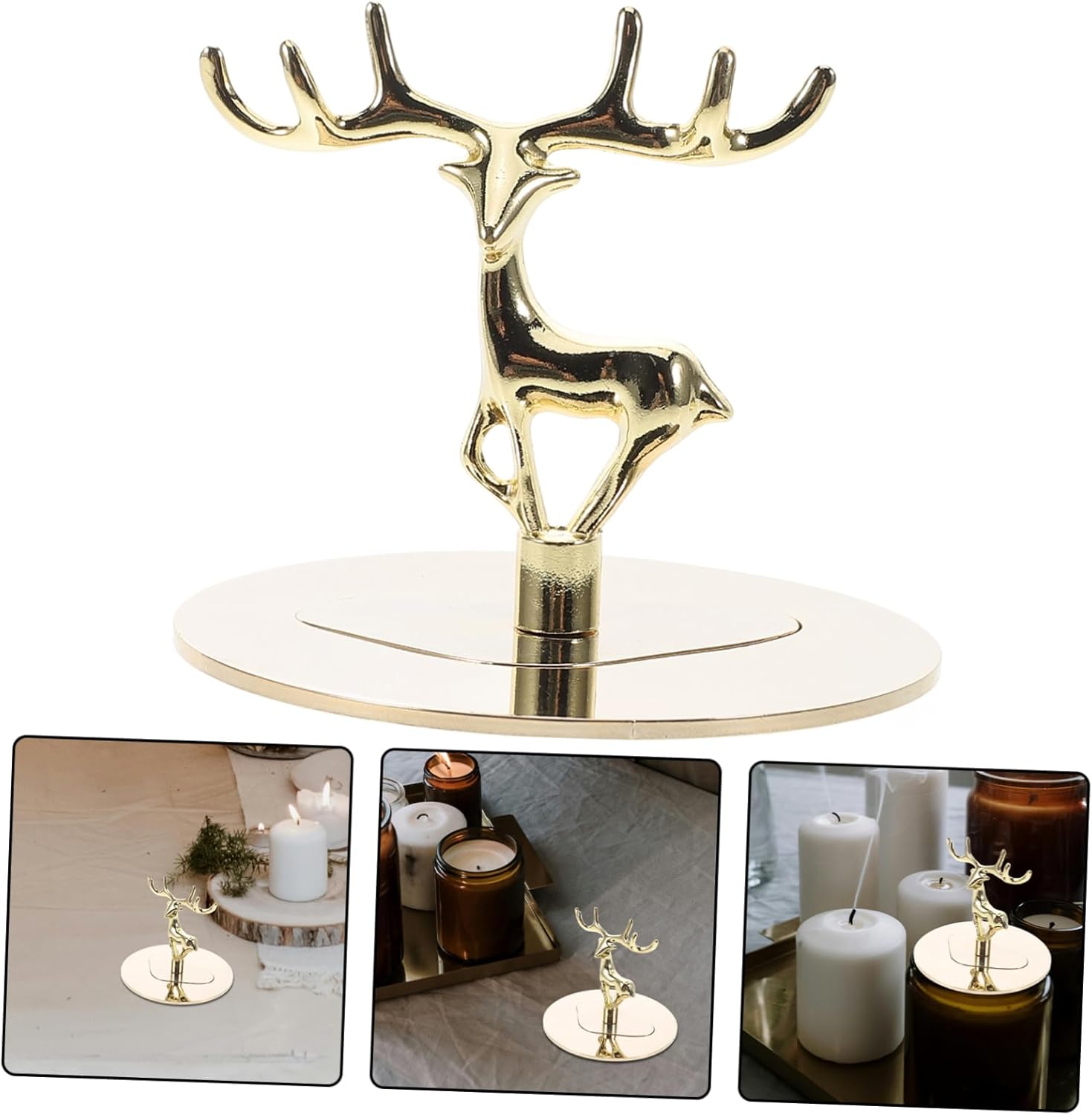 Stainless Steel Candle Snuffer with Wall Mount Design