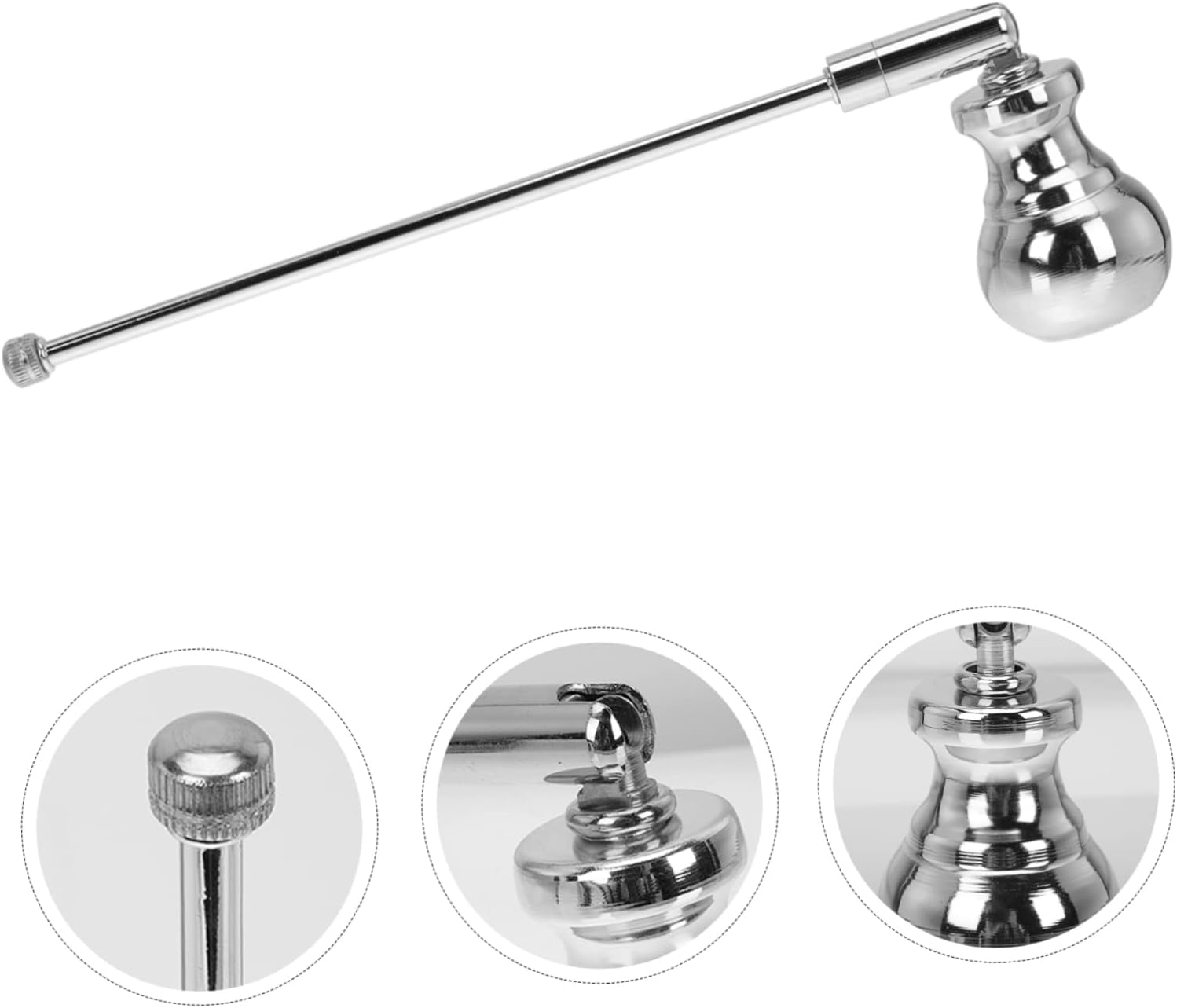 STOBAZA Break Resistance Candle Wick Snuffer Tool for Deep Jar Candles