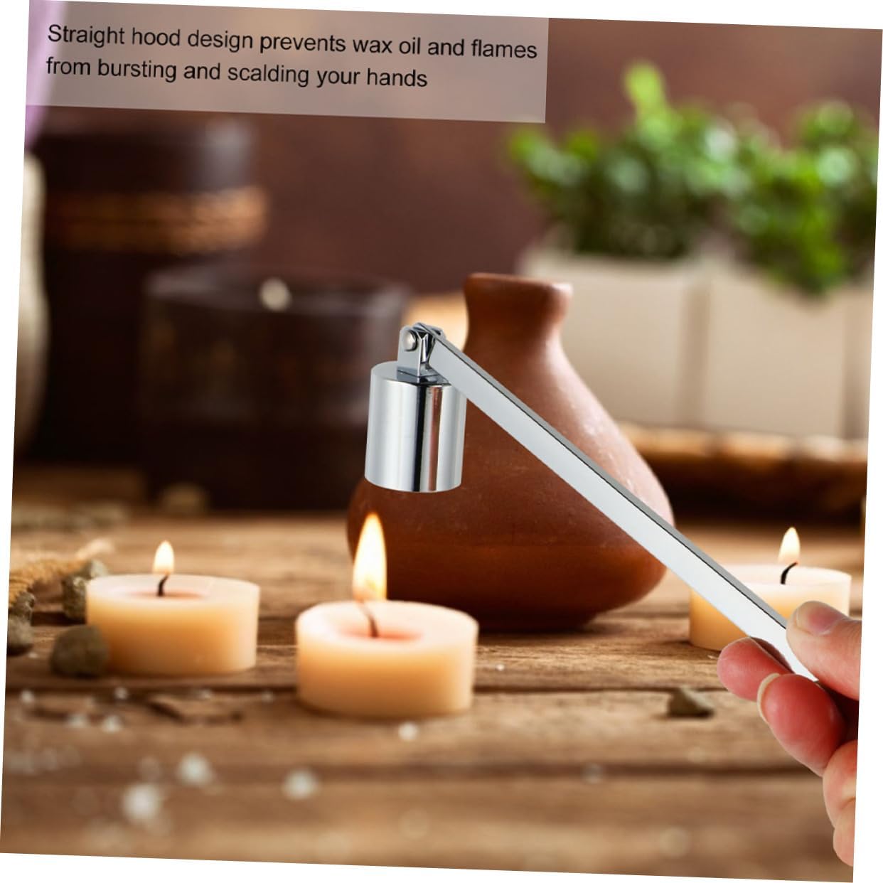 2pcs Alloy Candle Snuffer for Safe Extinguishing