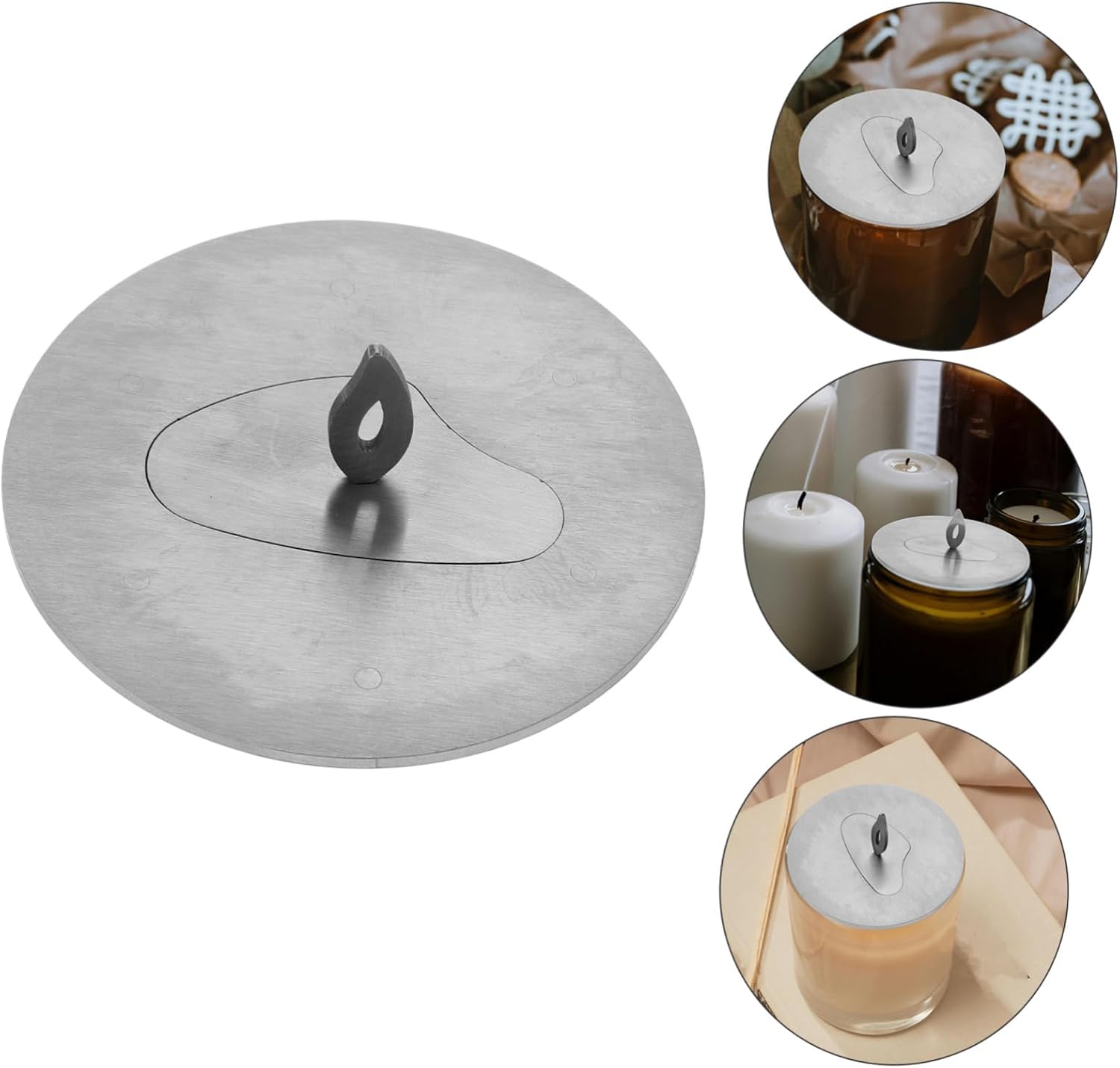 Stainless Steel Windproof Candle Snuffer Extinguisher Tool for Large Candles