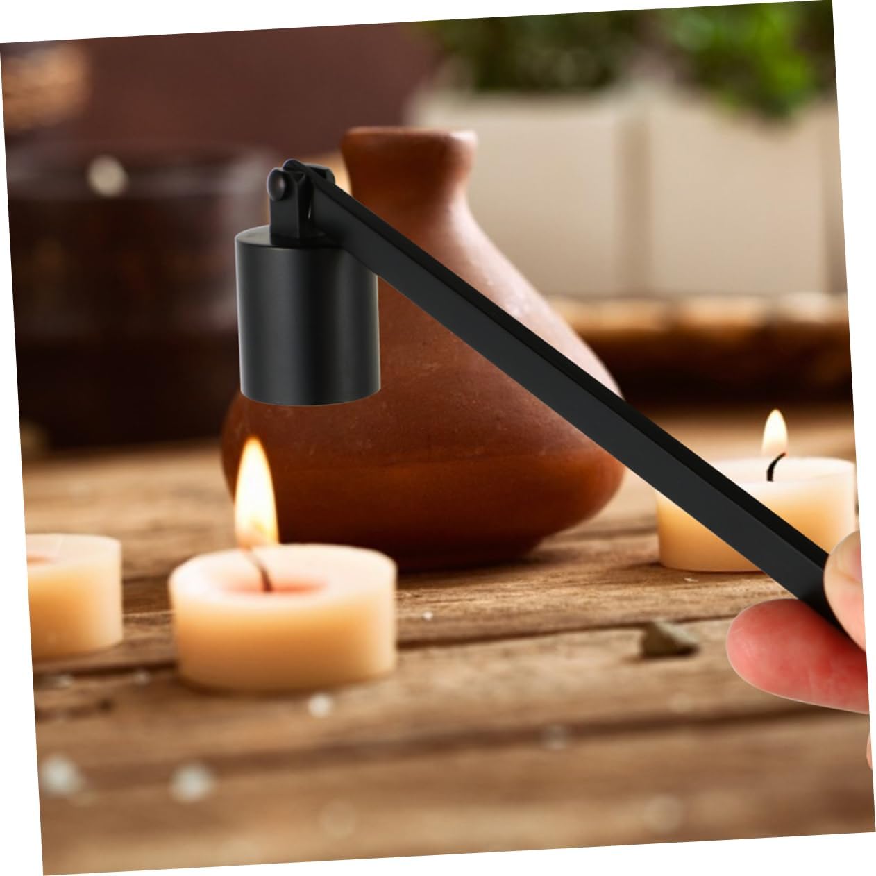 2pcs Vintage Candle Snuffer with Long Handle