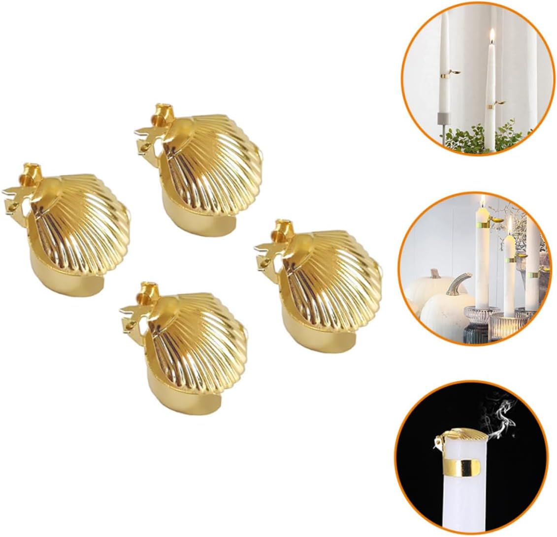 STOBAZA Candle Snuffer Set of 4 Elegant Metal Wick Extinguisher