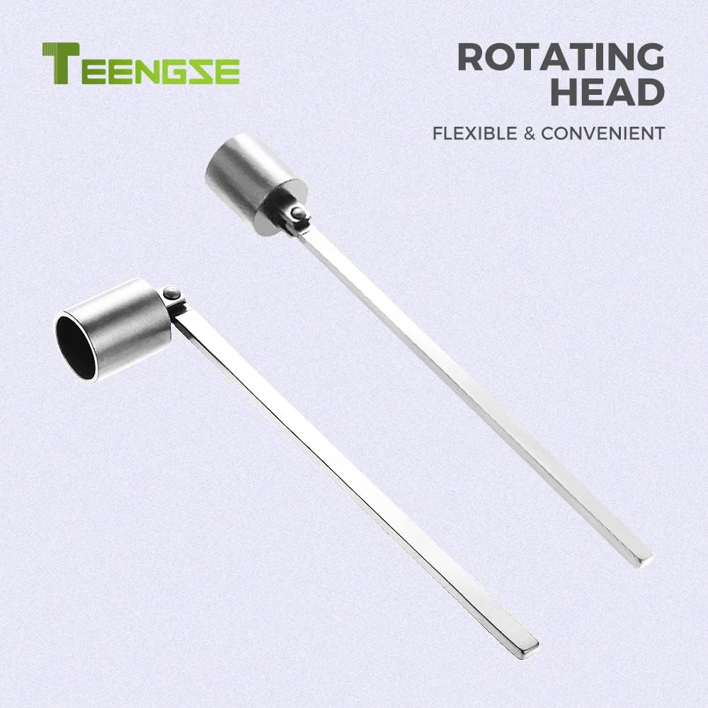 Stainless Steel Candle Snuffer 17cm Silver Polished
