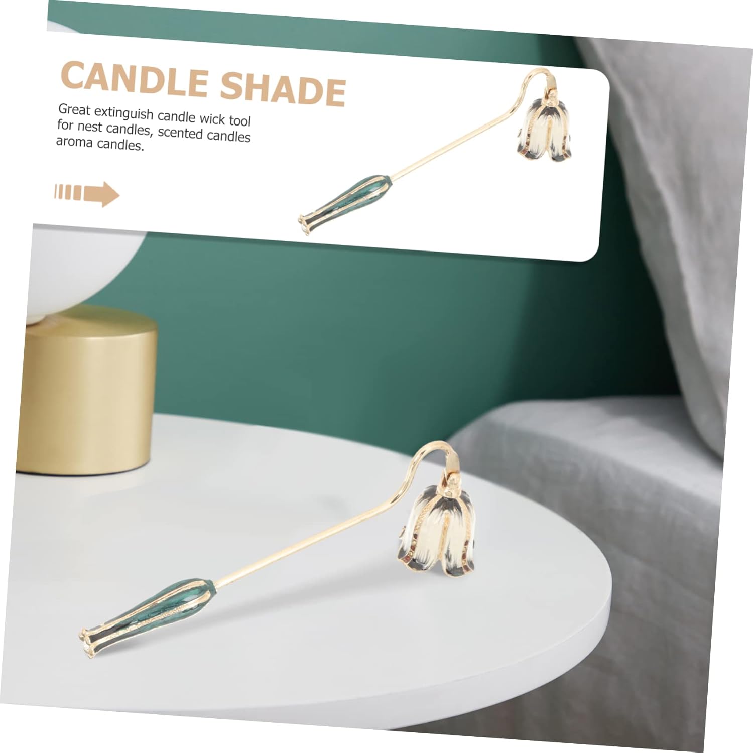 Zerodeko 90g Wick Snuffer Candle Extinguisher