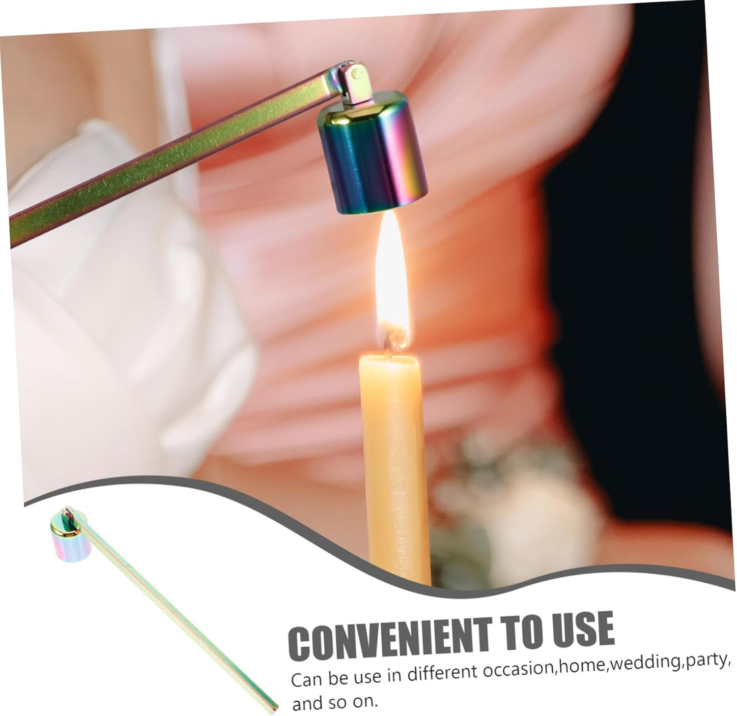 Reused Candle Snuffer Cap Flame Extinguisher Tool for Candles