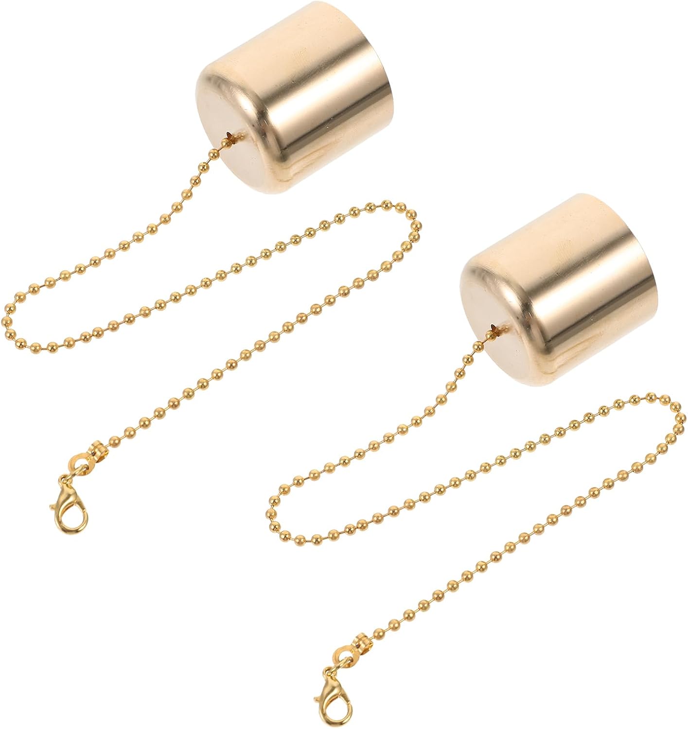Zerodeko 4Pcs Brass Candle Snuffers Set