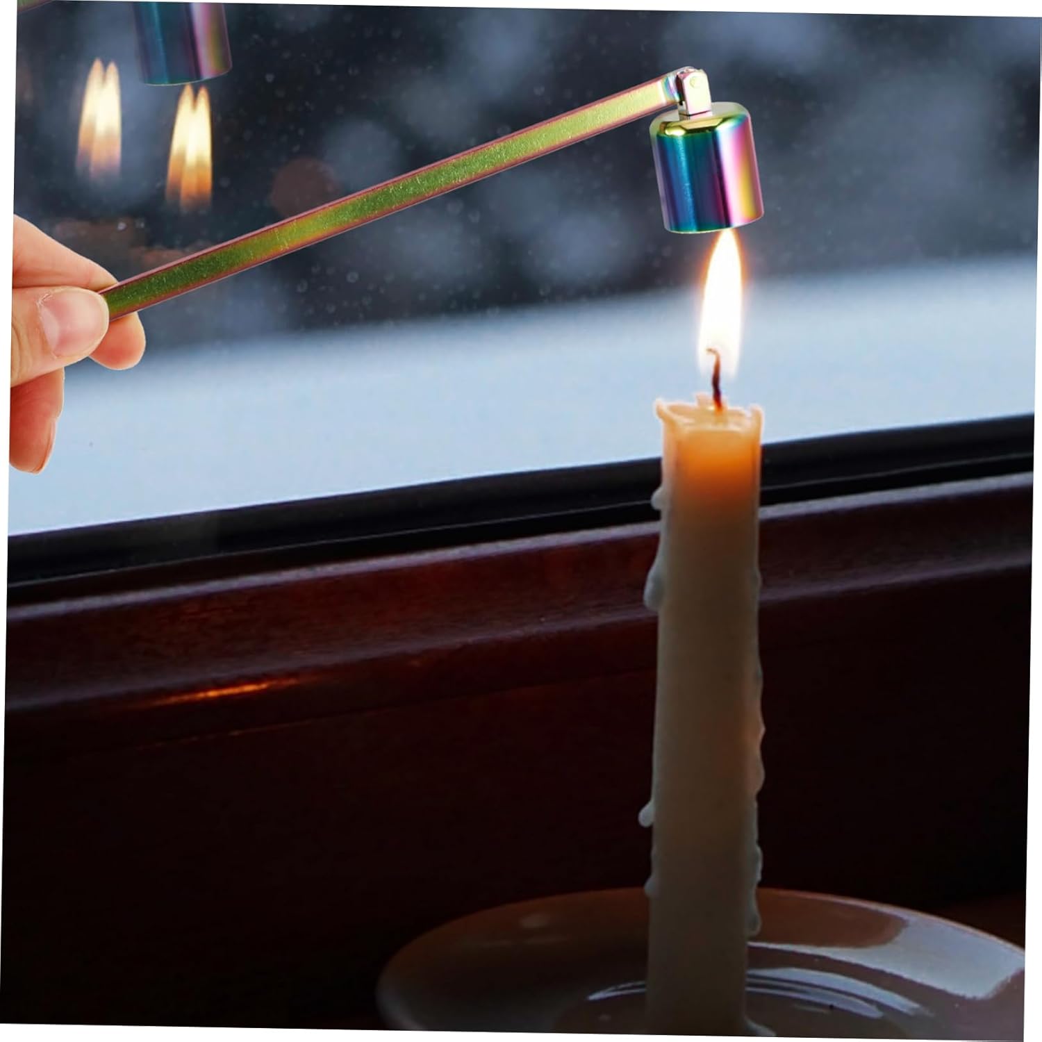 ERINGOGO Tealight Candle Snuffer Tool for Safe Wick Extinguishing