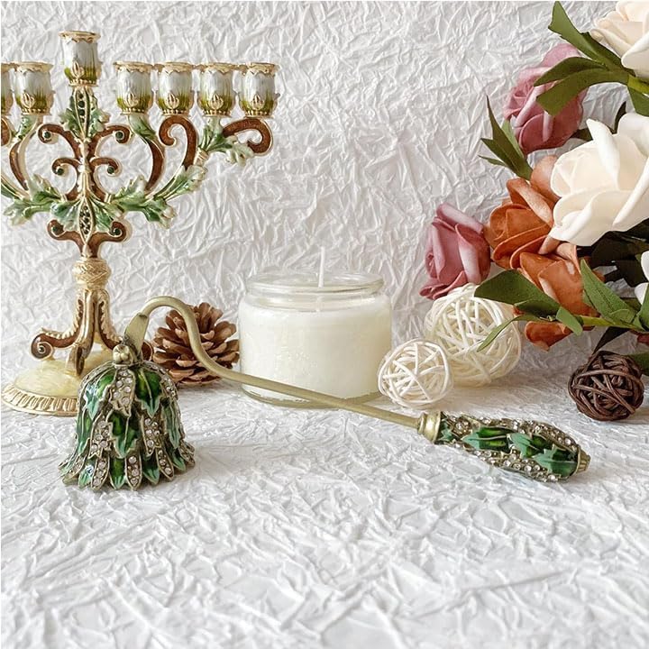 MUXSAM Vintage Candle Snuffer with Flower Design