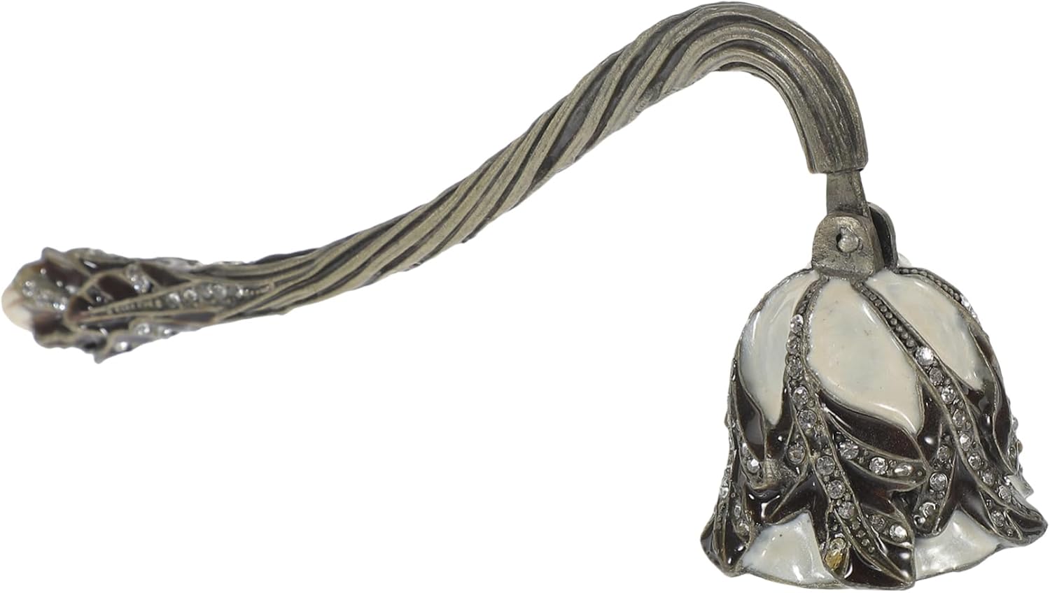 ERINGOGO Vintage Rhinestone Flower Candle Snuffer