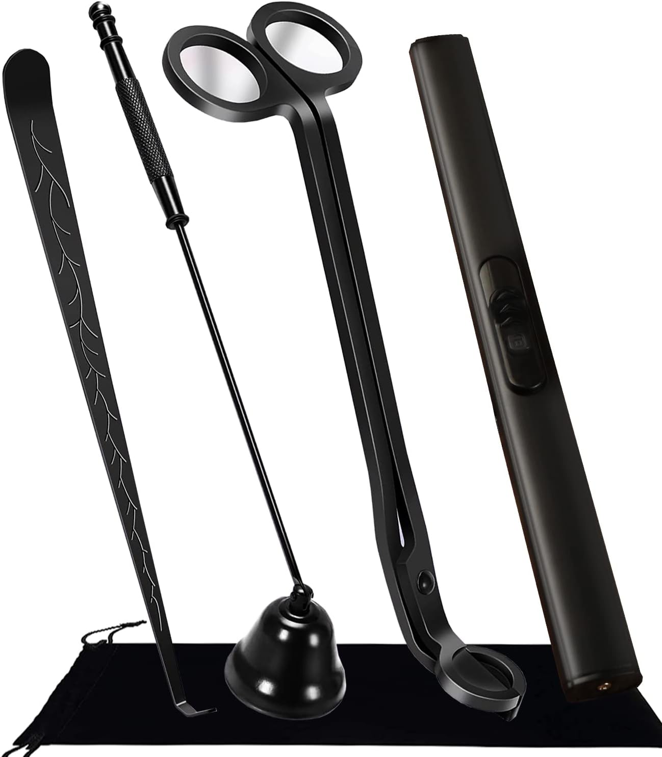 4 In 1 Candle Accessory Set Black 1