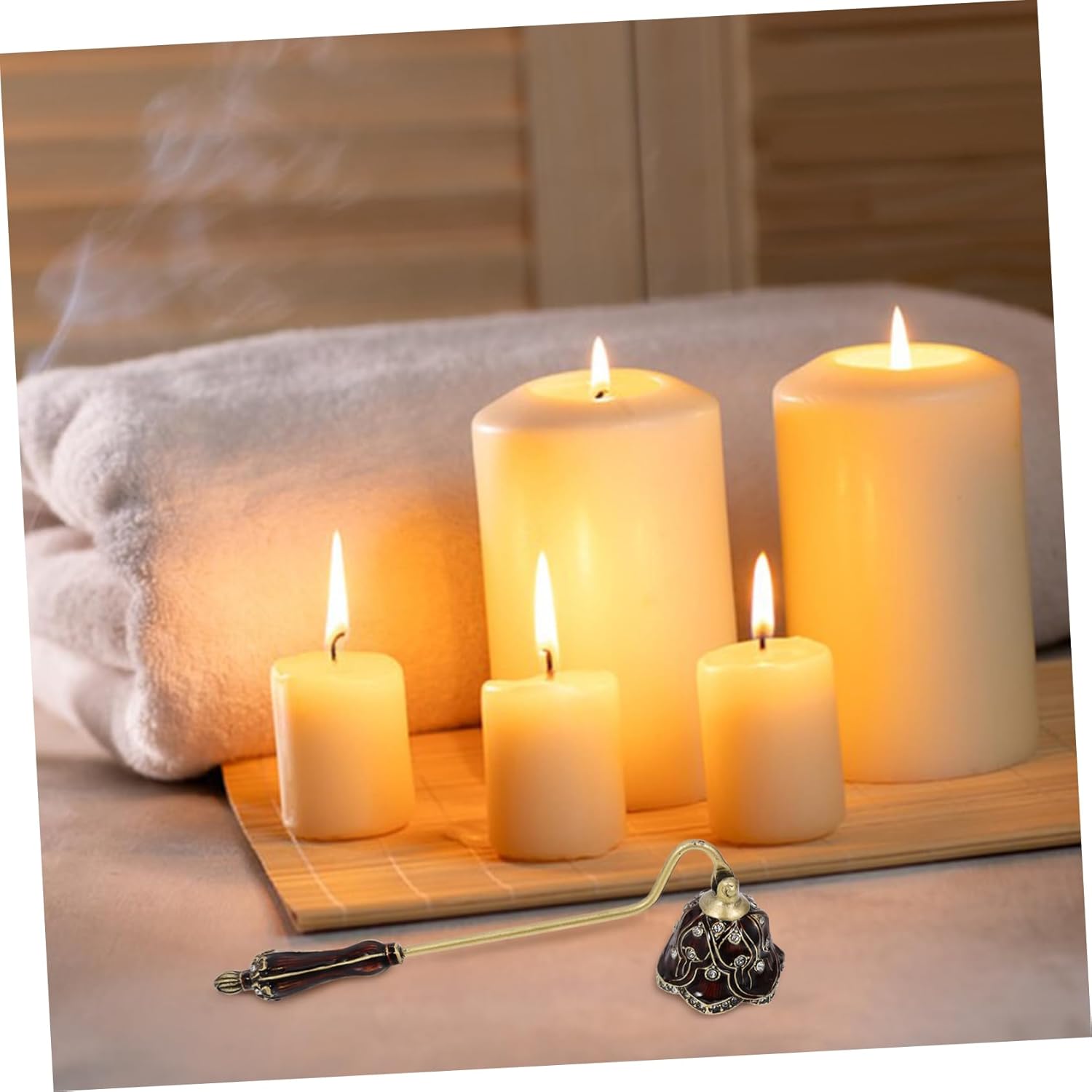Candle Extinguisher Cover Metal Wick Snuffer