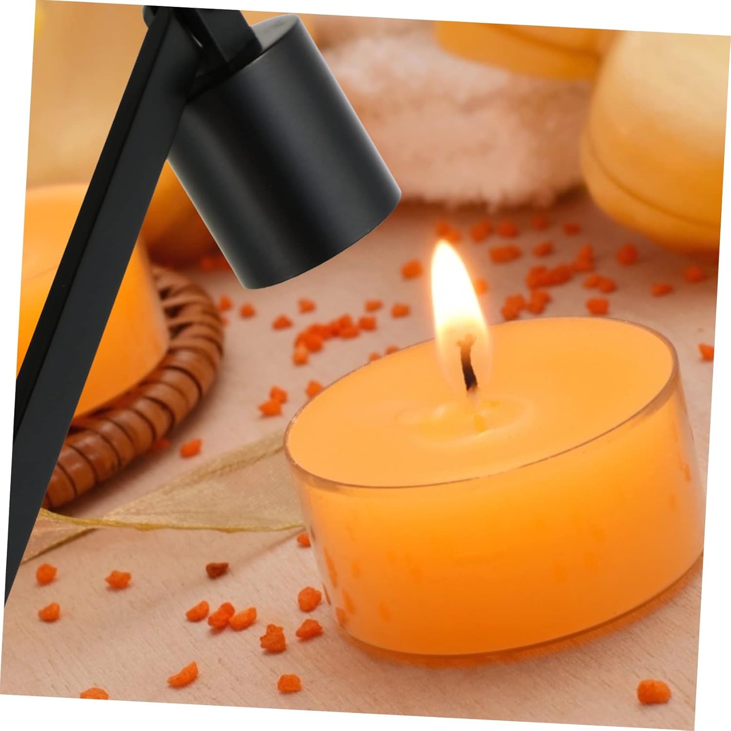 Cabilock Black Long Candle Snuffer Wick Extinguisher