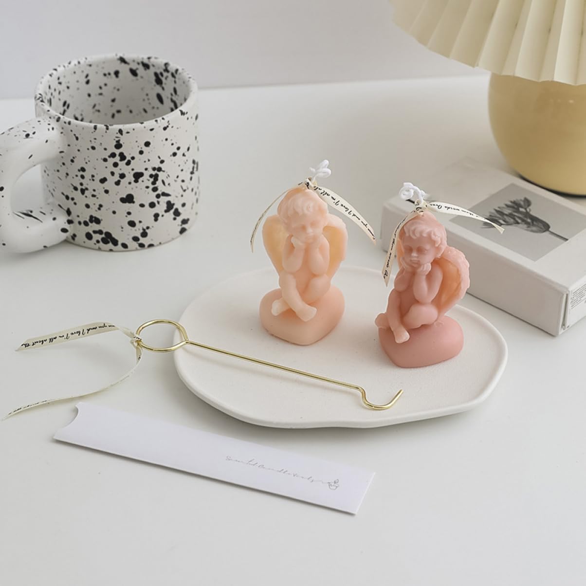 Zerodeko 2pcs Candle Snuffer Wick Dippers for Scented Candles and Aromatherapy