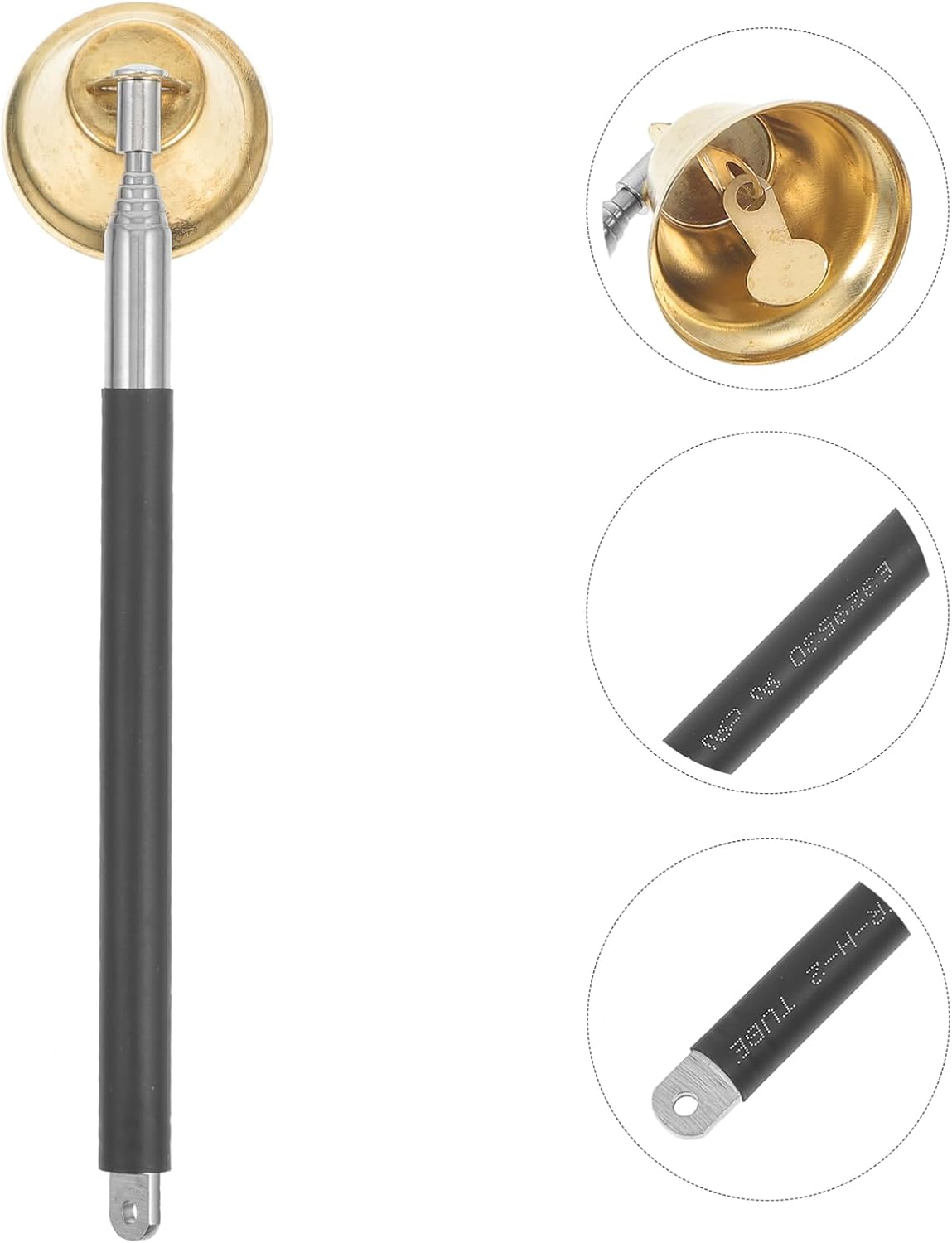 Zerodeko Telescopic Candle Snuffer Stainless Steel Flame Extinguisher