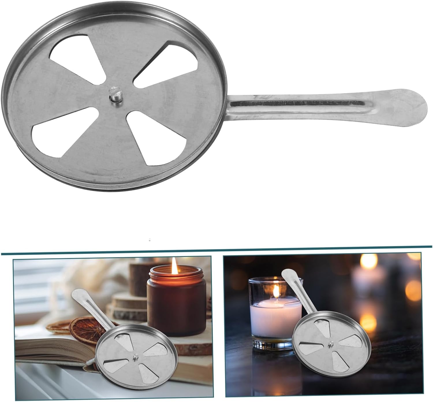 Stainless Steel Adjustable Candle Snuffer Handle for Fire Safety
