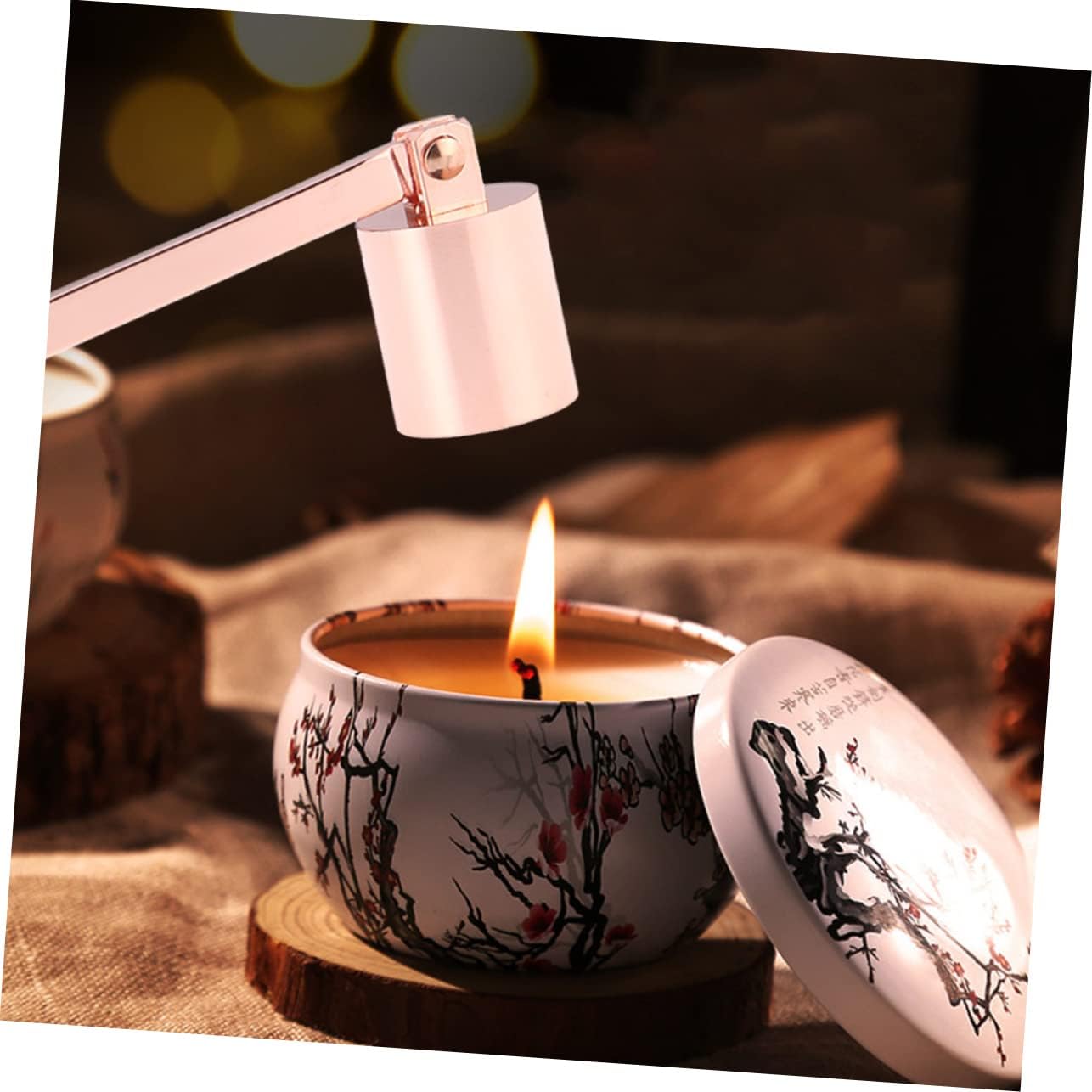 Stobaza Rose Gold Candle Snuffer and Wick Trimmer