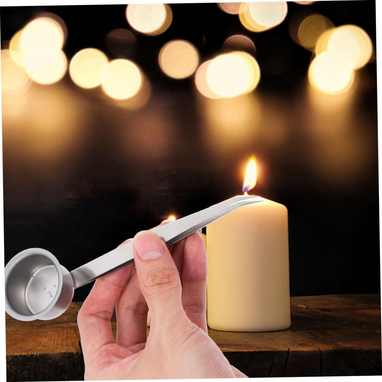 Cabilock 2pcs Candle Extinguisher with Long Handle and Flame Adjustment Tool