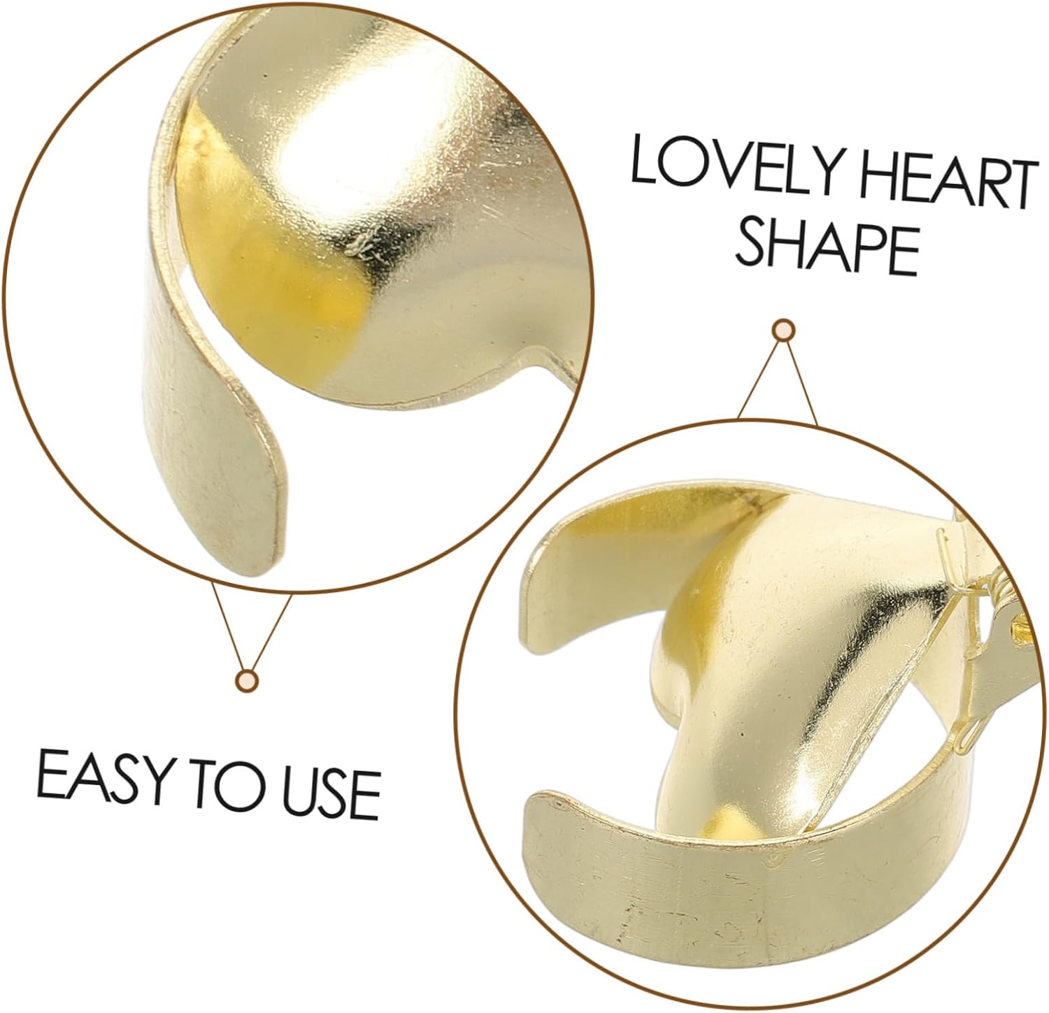 ERINGOGO Metal Candle Snuffer Tool 2pcs Decorative Topper