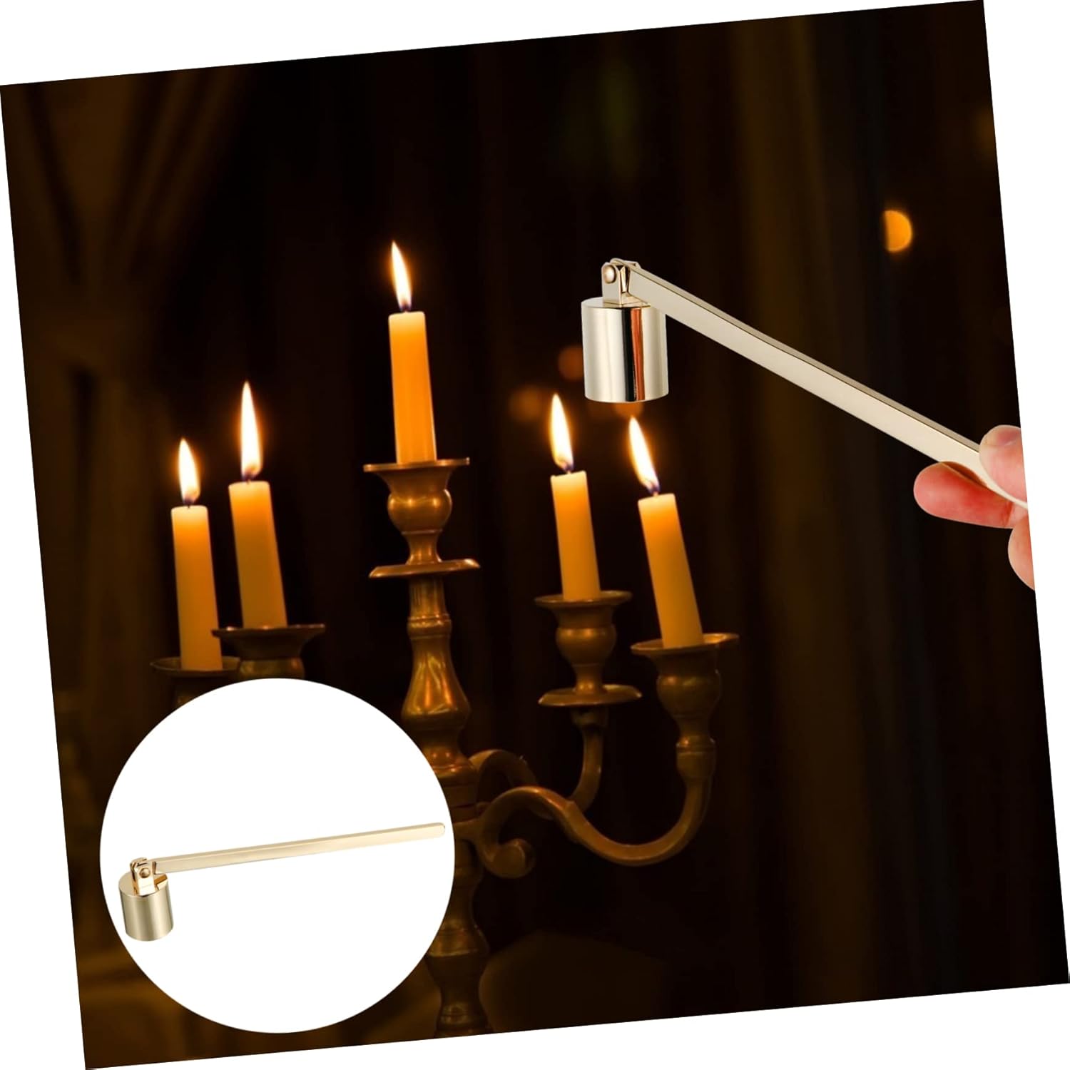 Zerodeko 1pc Straight Cover Candle Snuffer
