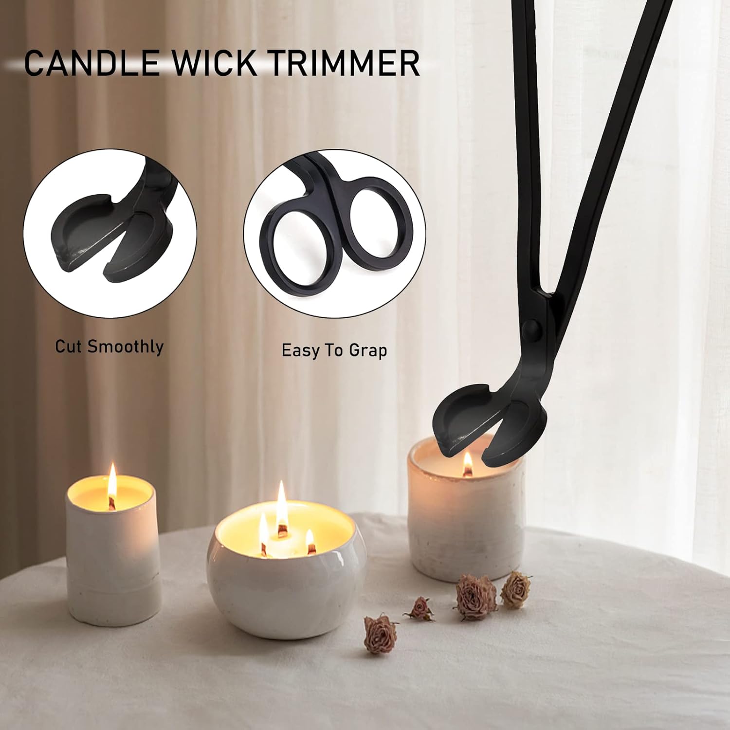 3 in 1 Candle Care Kit Stainless Steel Tools
