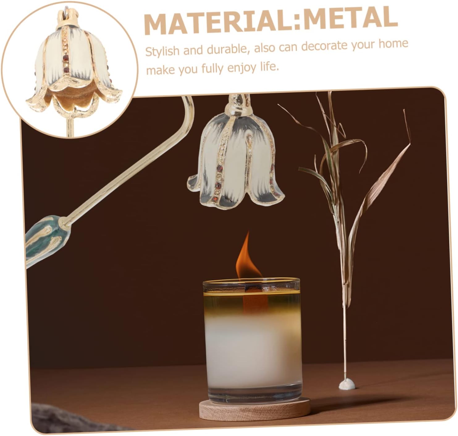 Zerodeko 90g Wick Snuffer Candle Extinguisher