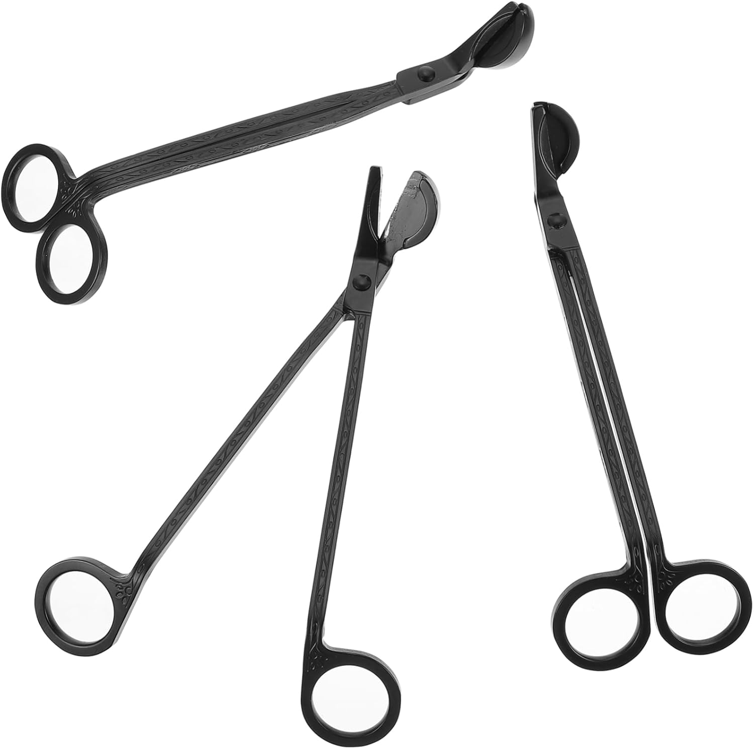 3pcs Stainless Steel Candle Wick Trimmers with Classic Design