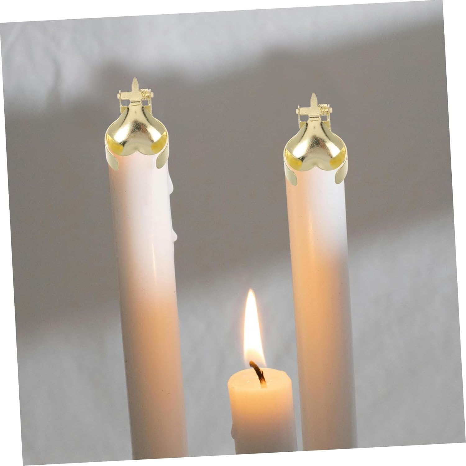 ERINGOGO Metal Candle Snuffer Tool 2pcs Decorative Topper