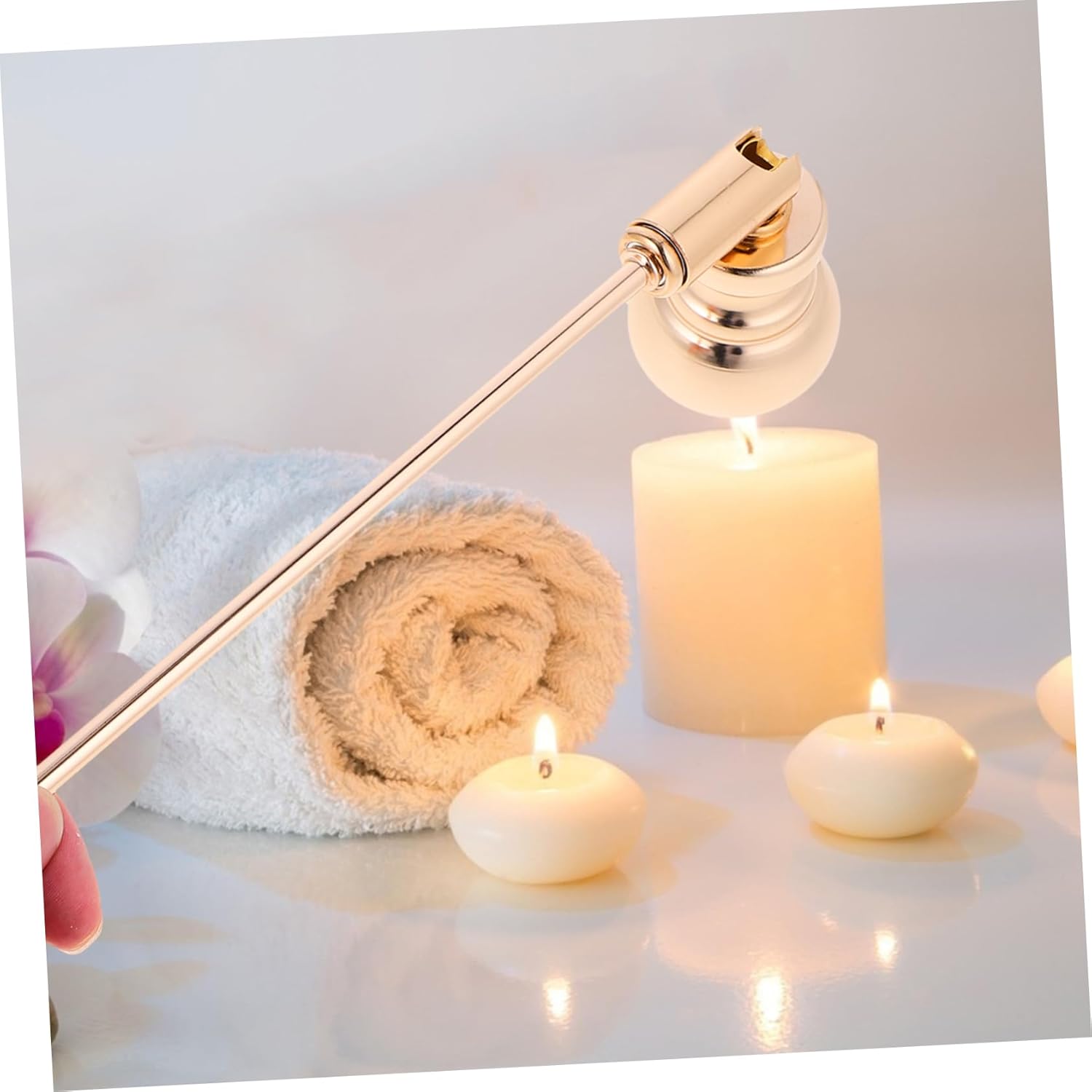 Iron Gourd Shape Candle Snuffer for Home Use