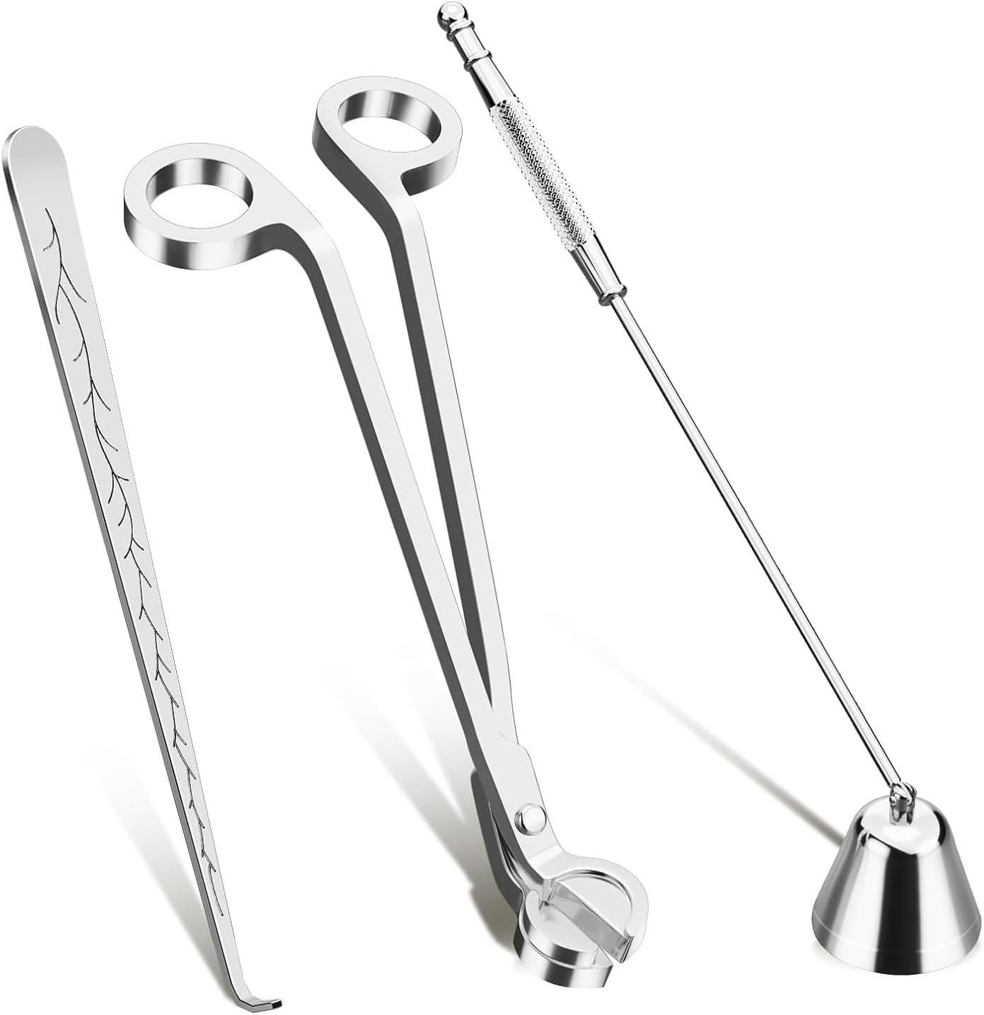 3 Pack Candle Wick Tools Set with Trimmer and Snuffer