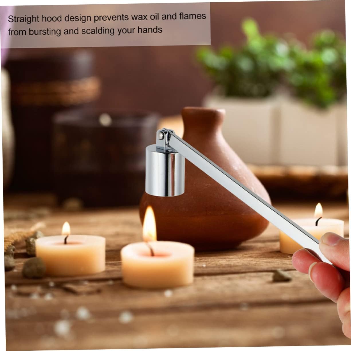 2pcs Portable Alloy Candle Snuffers