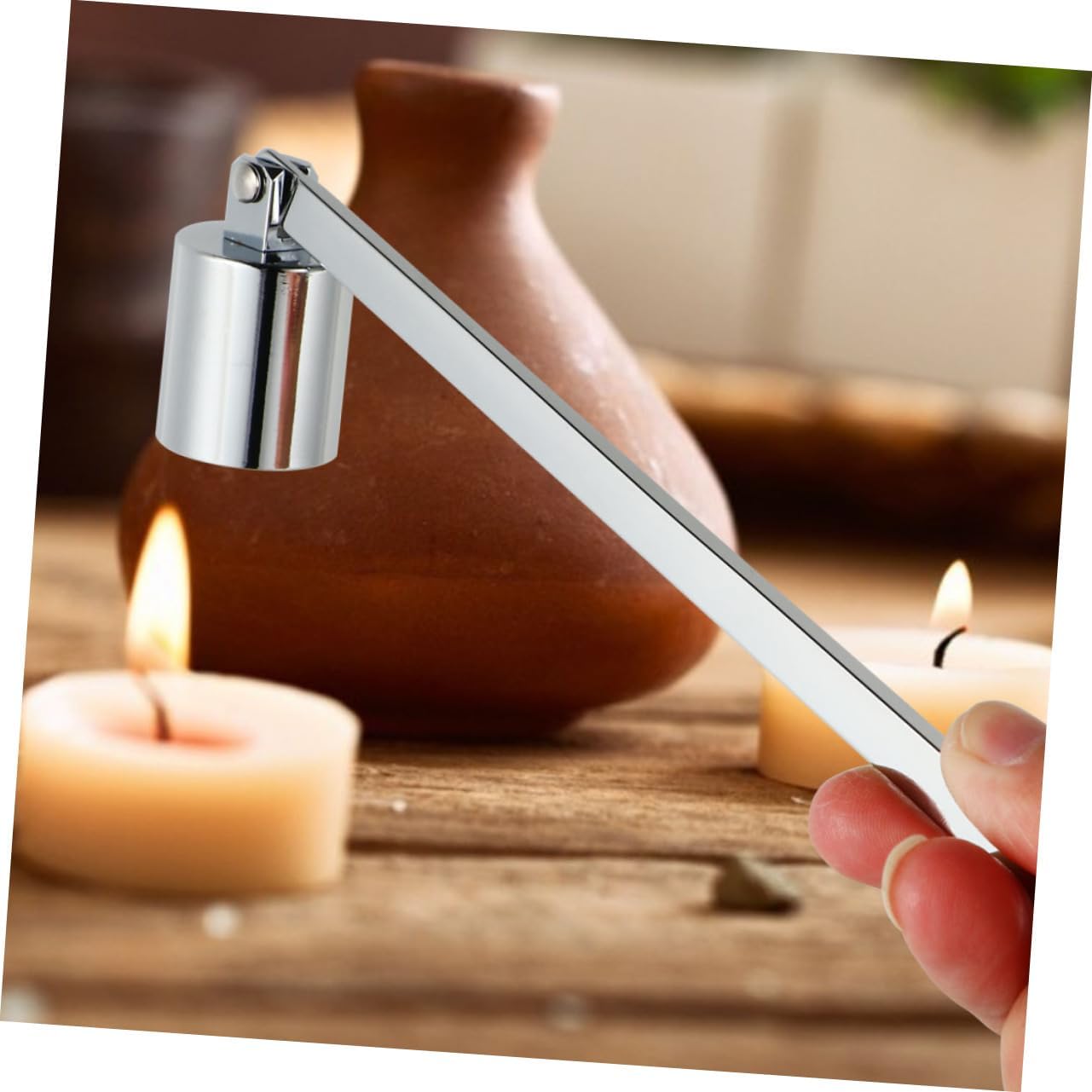2pcs Portable Candle Snuffer Extinguishers for Safe Wick Covering