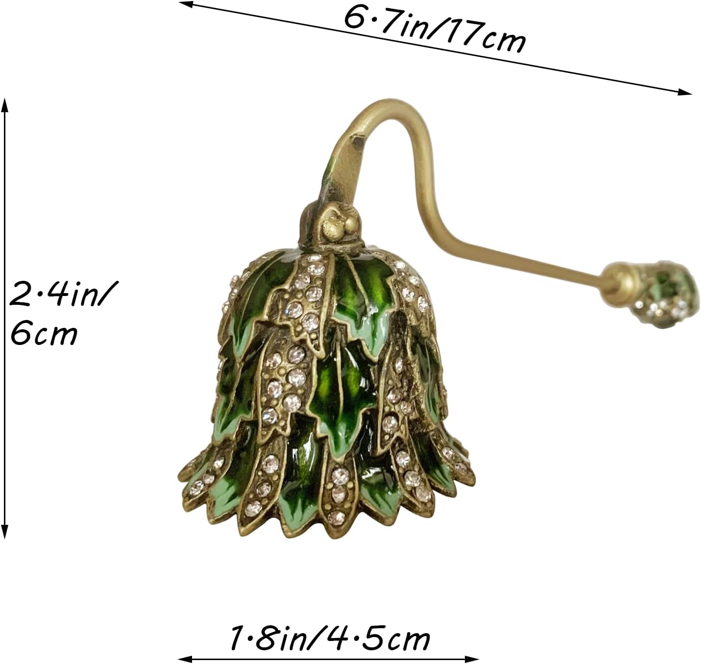 Green Leaf Candle Snuffer Metal Tool