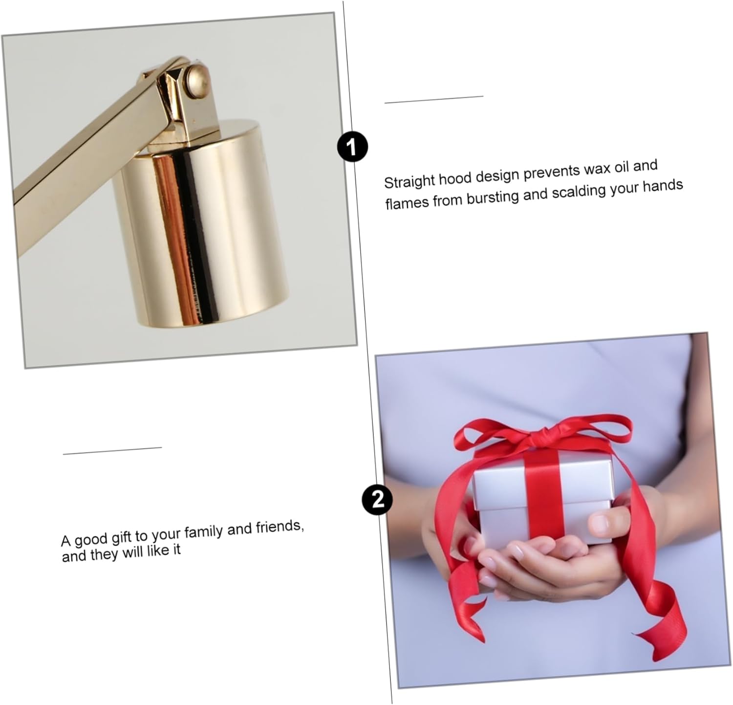 1pc Stainless Steel Candle Snuffer Tool for Home and Professional Use