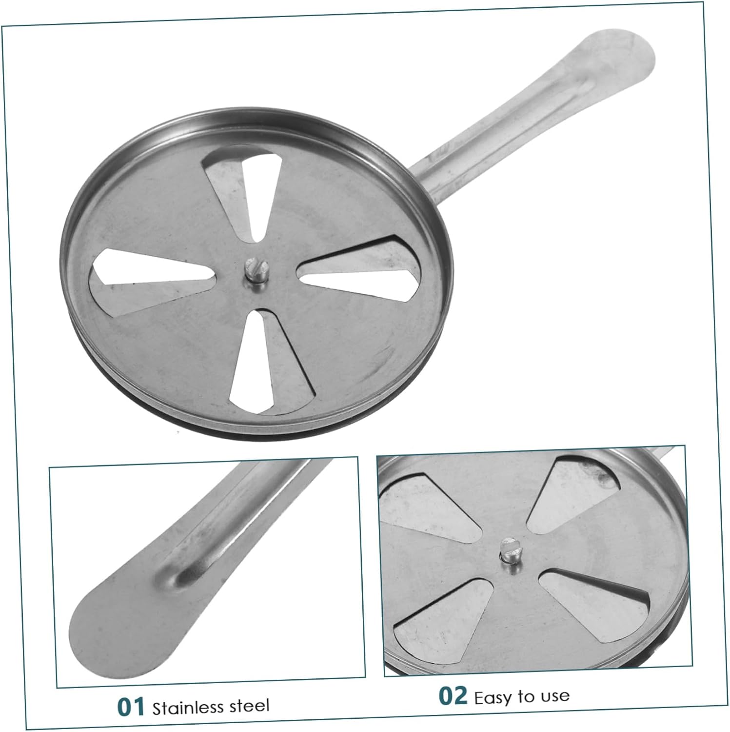 Stainless Steel Adjustable Candle Snuffer Handle for Fire Safety