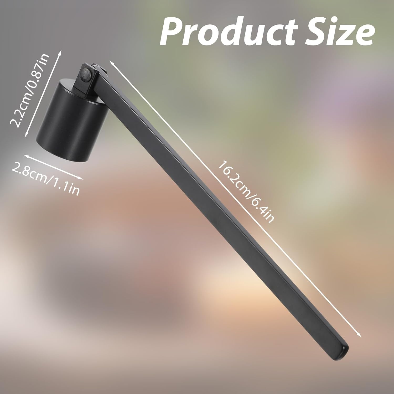Exircy Candle Snuffer with Long Handle and Stainless Steel Design
