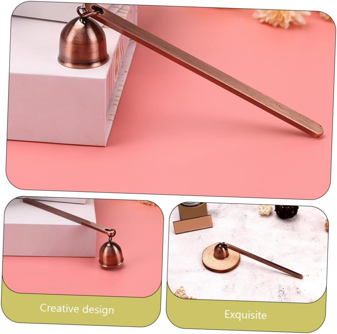 StoBaza Elegant Stainless Steel Candle Snuffer Tool