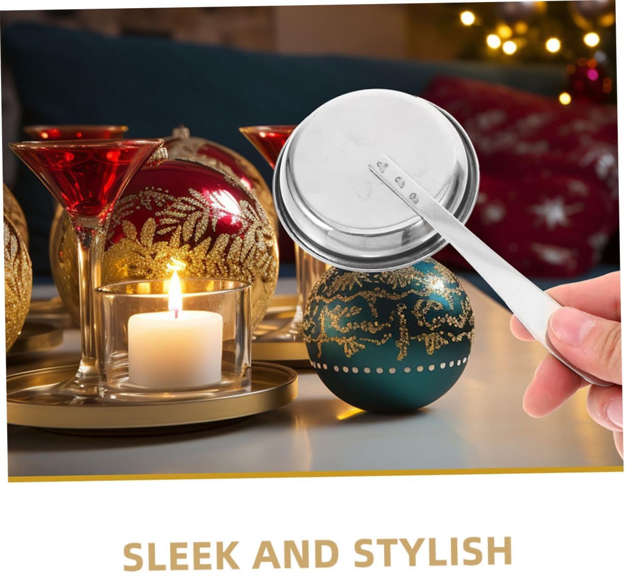 STOBAZA 5pcs Stainless Steel Candle Snuffer Set Retro Design