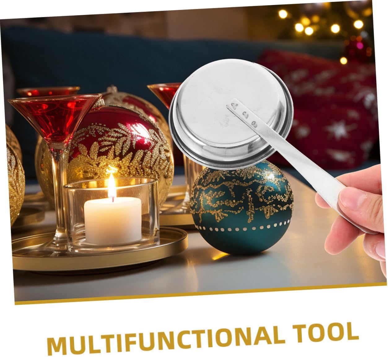2pcs Metal Candle Snuffer with Long Handle for Taper Candles