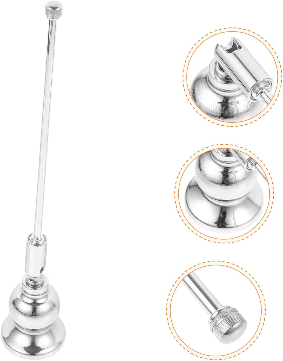 STOBAZA Candle Snuffer Handle with Unique Decorative Design