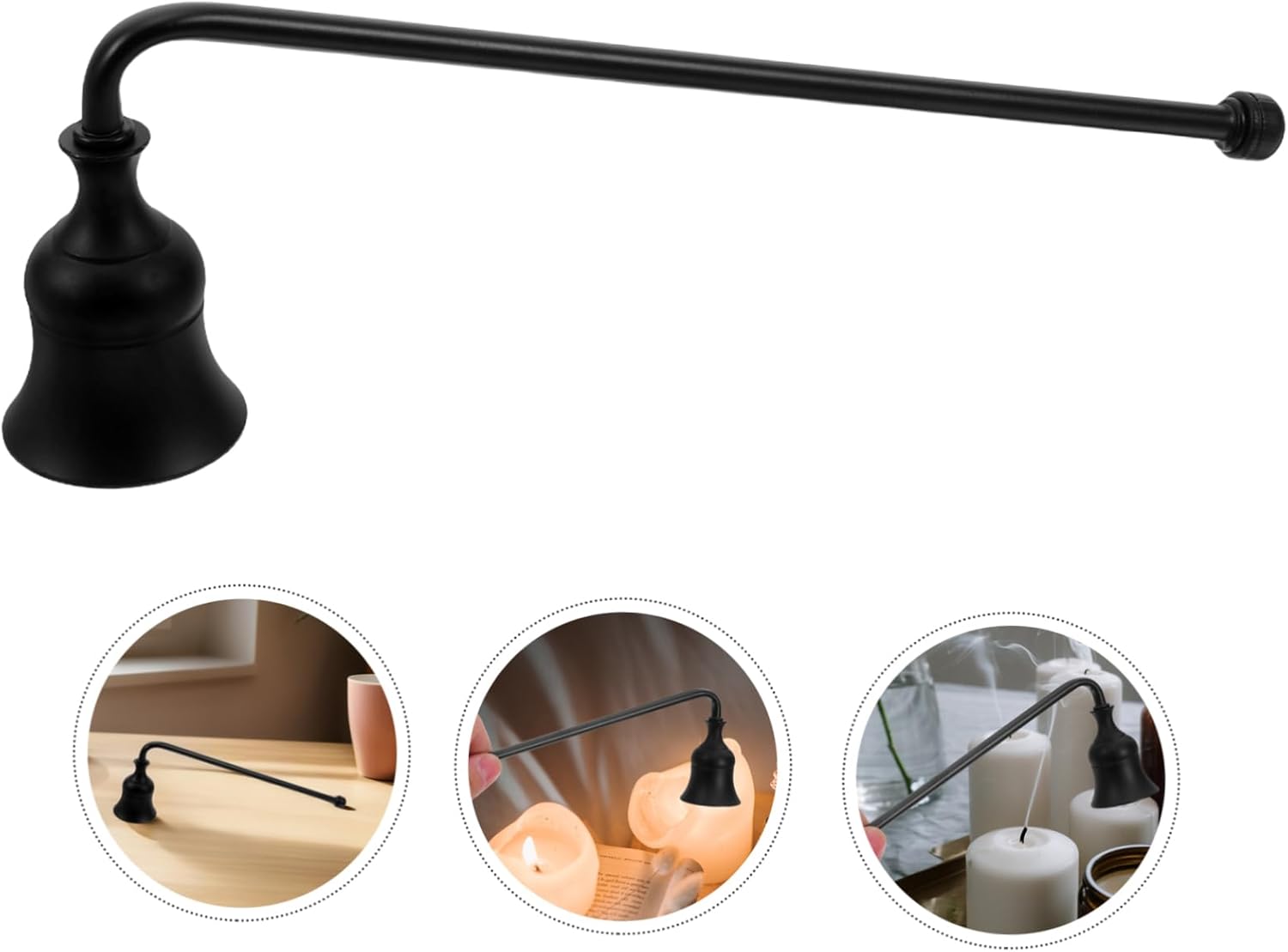 Happyyami Elegant Candle Snuffer Handheld Tool