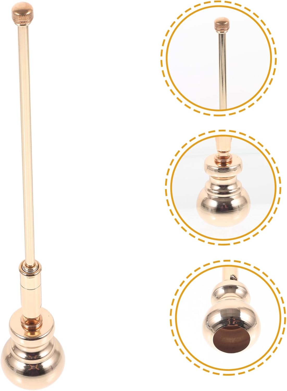 Long Handle Candle Snuffer Tool Metal Extinguisher