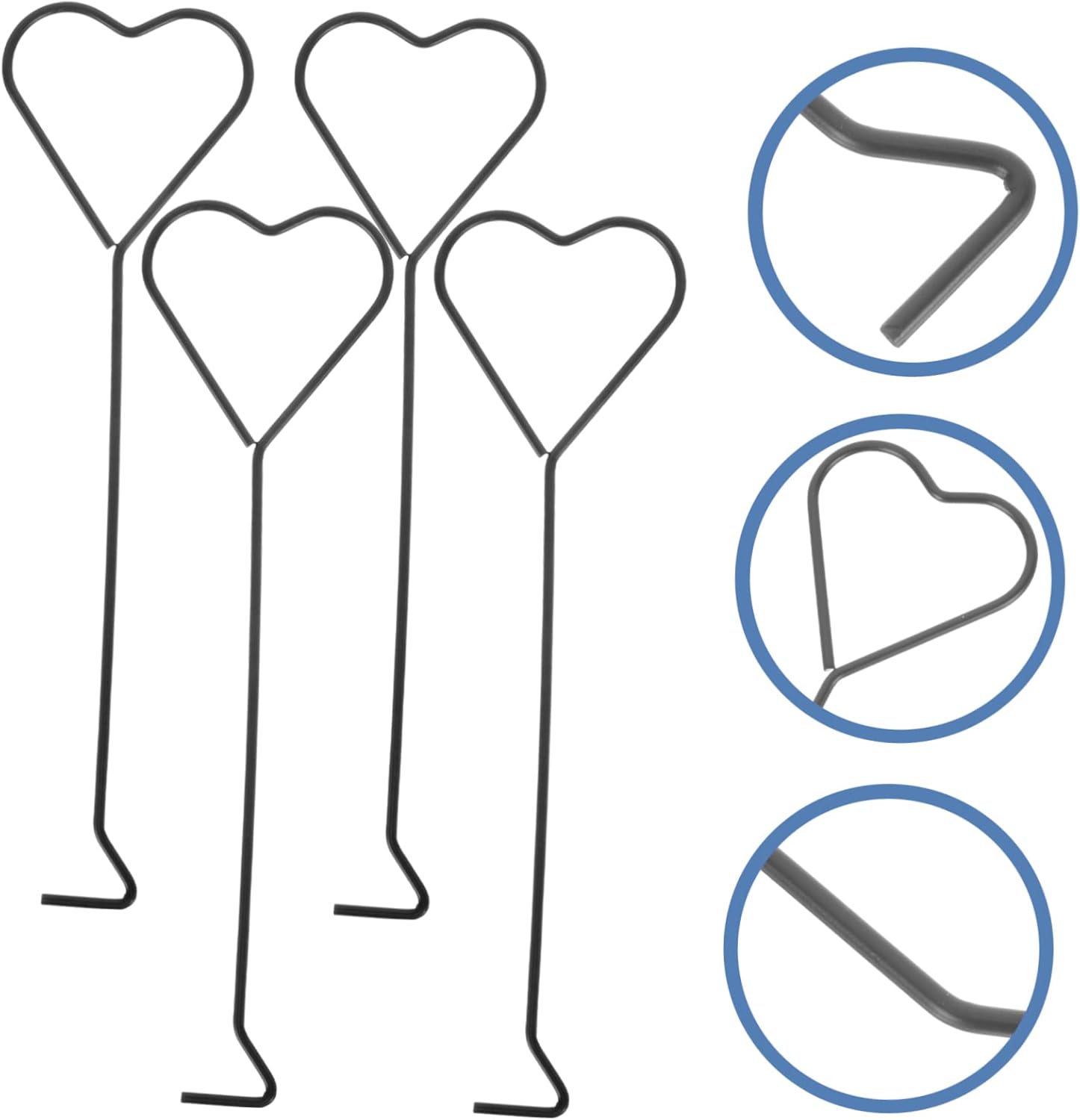 4pcs Heart Design Candle Wick Dippers for Safe and Stylish Use