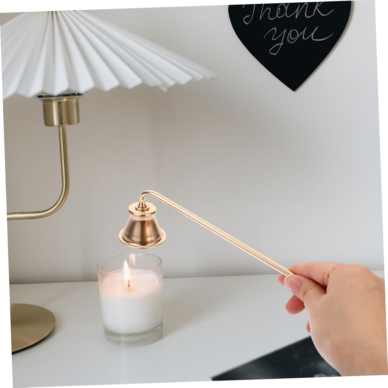 1pc Candle Extinguisher with Long Handle for Tea Light and Aromatherapy Candles