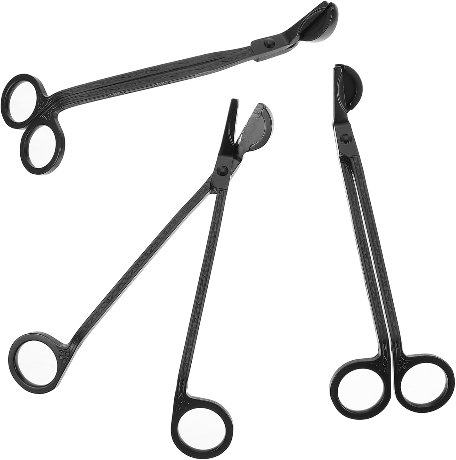 3pcs Stainless Steel Wick Trimmers for Candle Maintenance and Safety