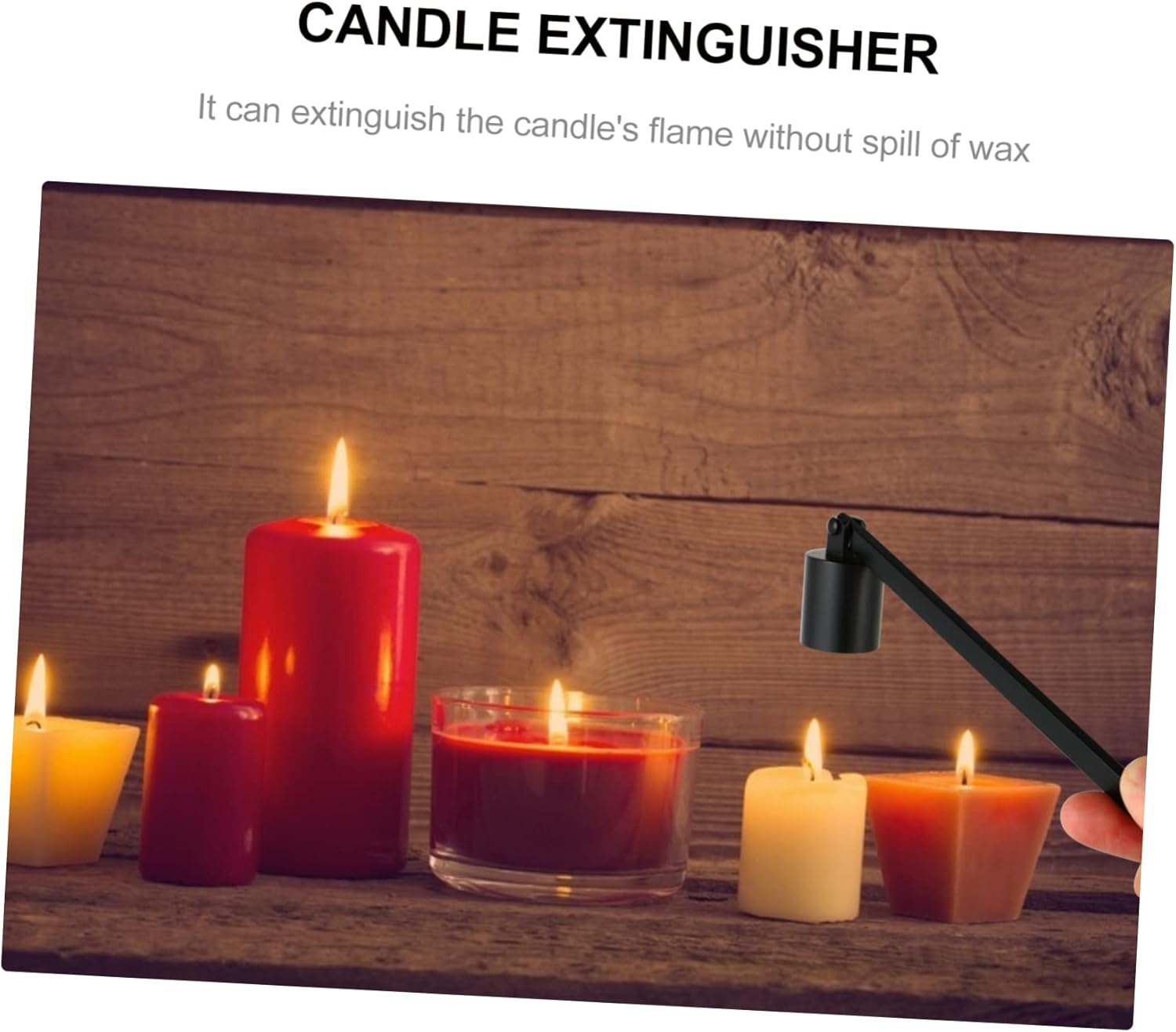 Stainless Steel Candle Snuffer for Home and Hostess Gifts