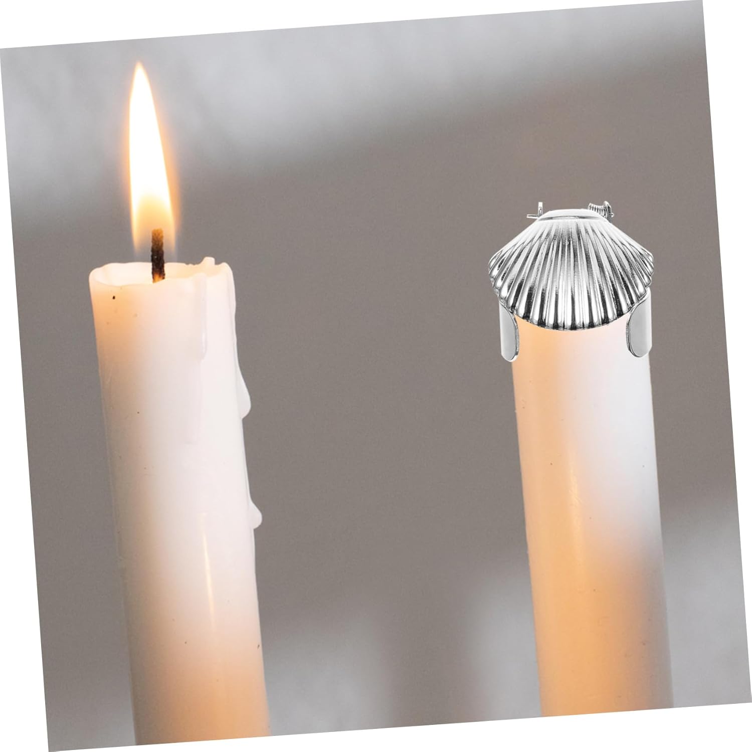 Happyyami Automatic Candle Snuffer Tool 4pcs Metal Wick Flame Extinguisher