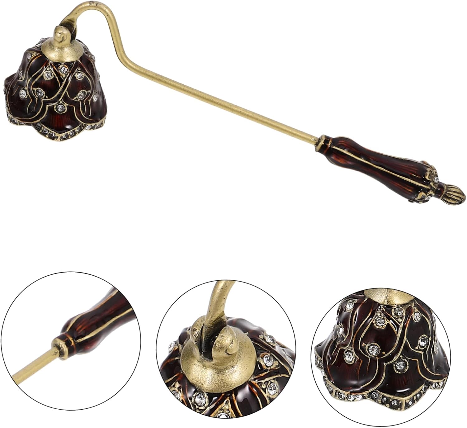 Elegant Metal Candle Snuffer Tool for Home Use