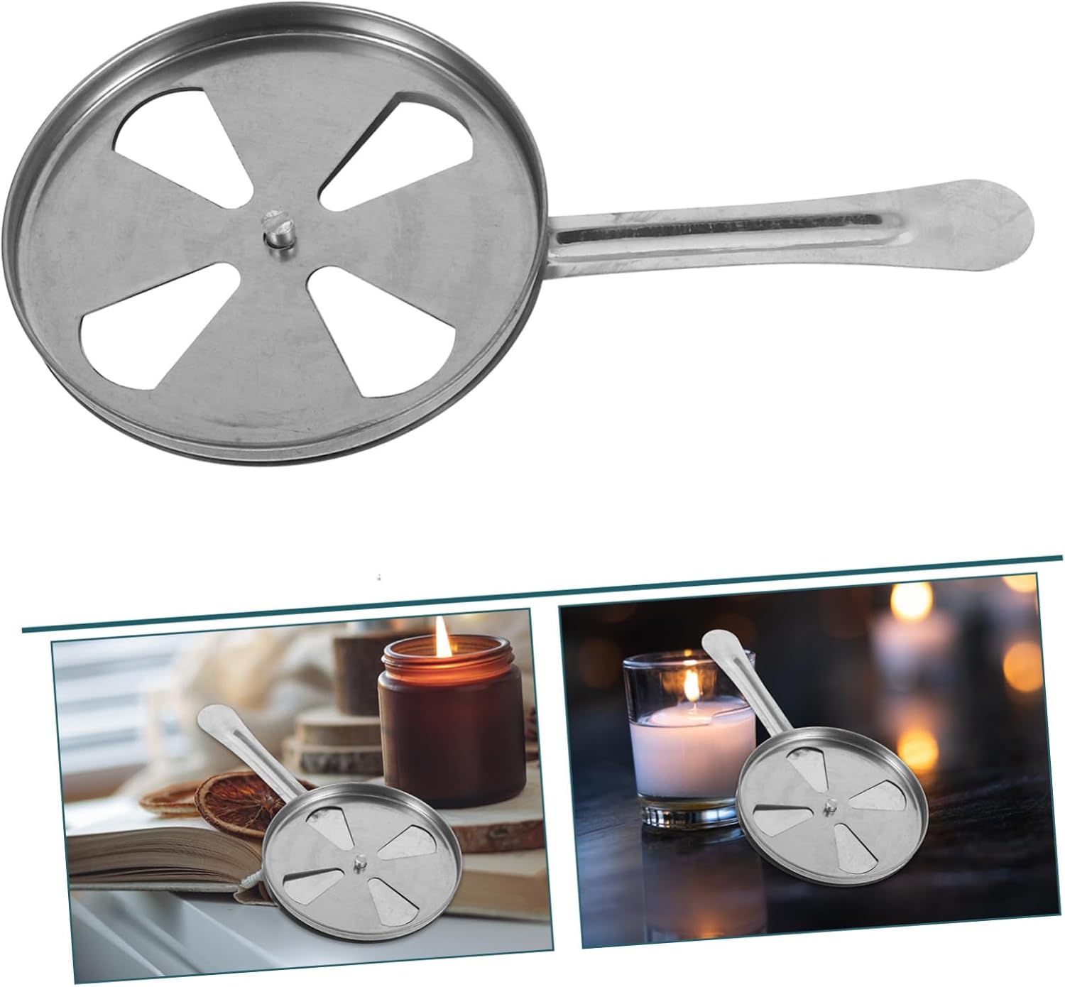Silver Candle Snuffer Tool for Aromatherapy Candles